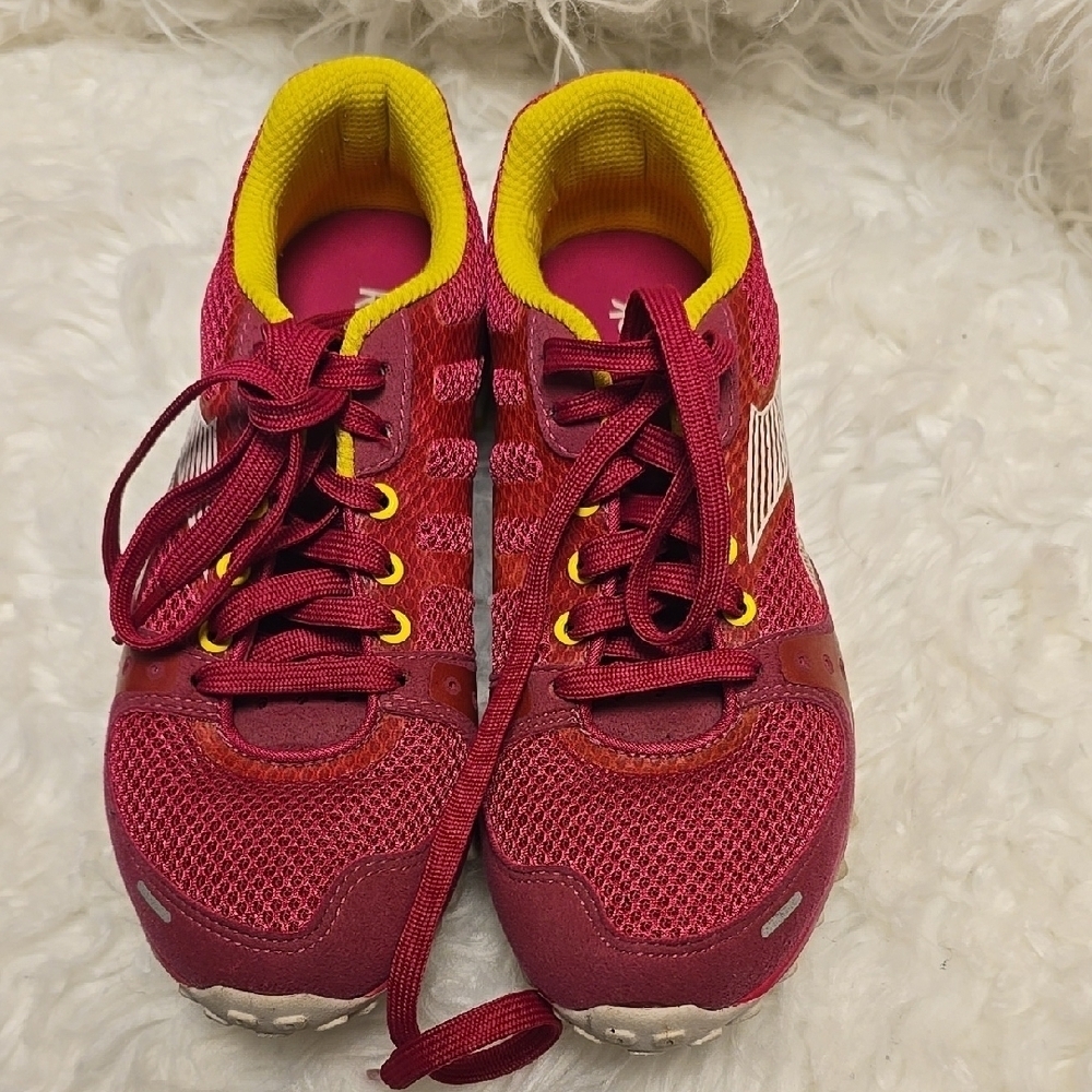 Reebok Pink and Yellow Sneakers Vibrant Comfort - Picture 3 of 7